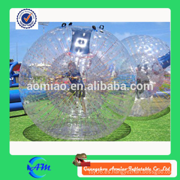 Gran bola al aire libre transparente del zorb / bola del zorb del resplandor / bolas del zorb para los cabritos y los adultos